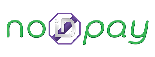NoIDPay: Simplified Crypto Payments The official NoIDPay logo, featuring the wordmark 'noIDpay' in green with a purple and silver 'iD' icon.